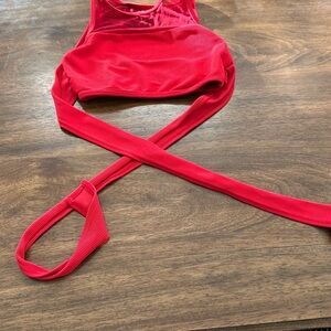 Five Dancewear Red Crop Top